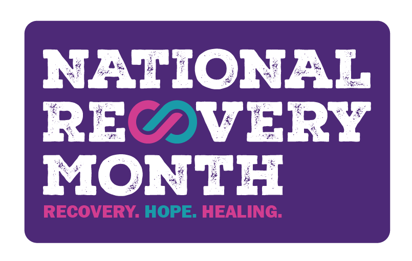 National Recovery Month 2024 Logo